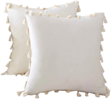 Load image into Gallery viewer, MARIE Tasseled Pillow Case
